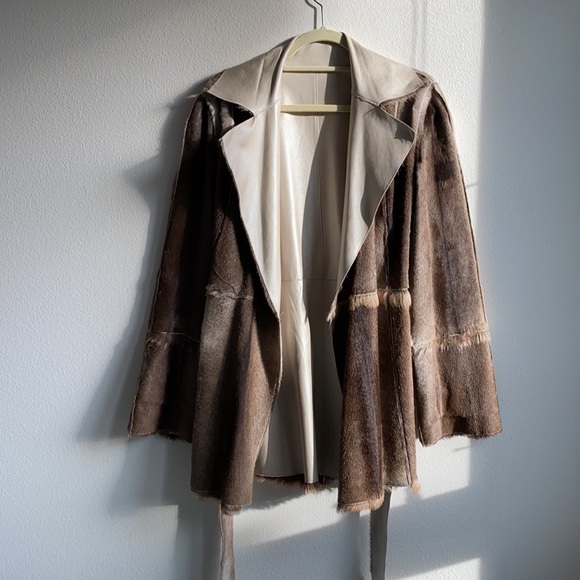 Charles Jourdan vintage pearl leather coat. - Picture 11 of 11